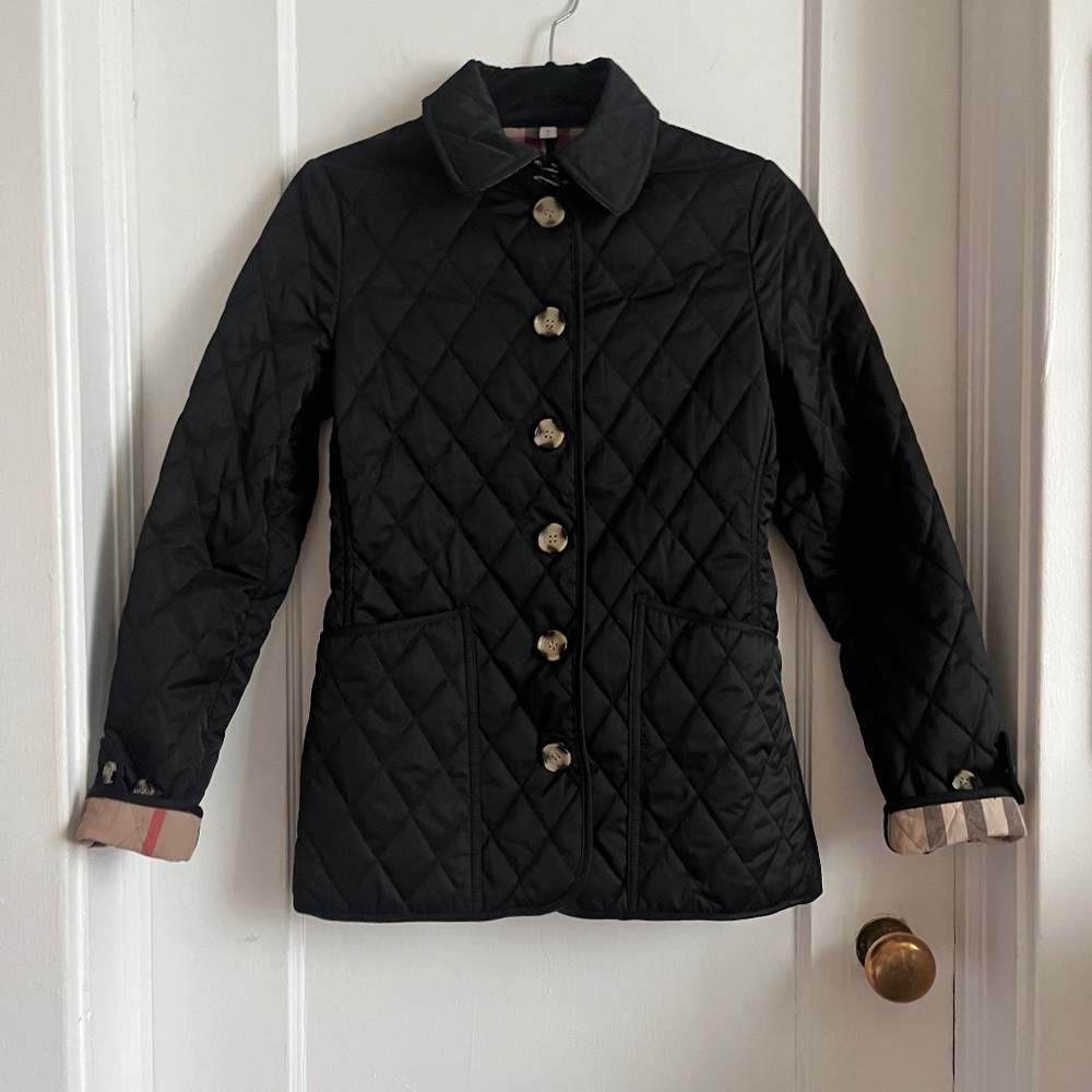 Burberry Diamond Quilted Barn Jacket
